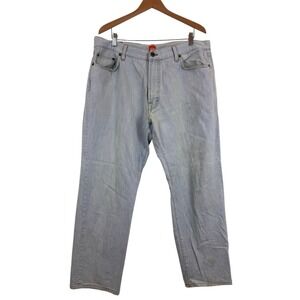 Hugo Boss HB 1 US Denim Blue Jeans Men 40X32‎ Faded Distressed Made in Italy VTG